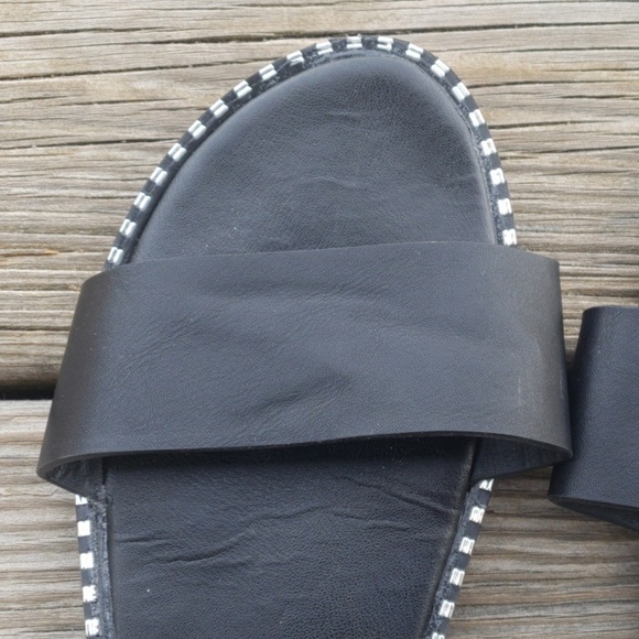 Size 8 LAST🔥 Black Sandals with Mini Studs - Picture 6 of 7
